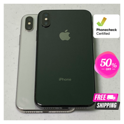 Apple iPhone X 64GB/256GB - Unlocked, Very Good Condition, Space