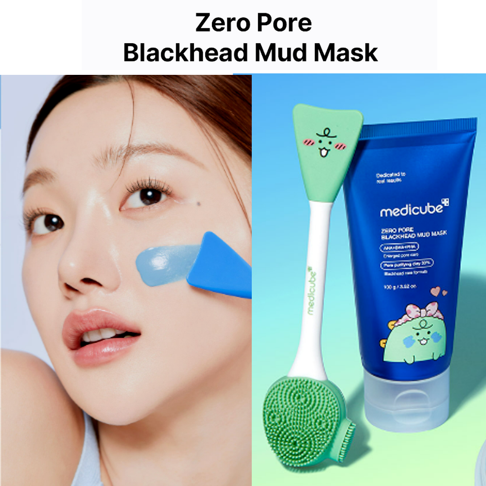Jordi Edition] Medicube Zero Pore Blackhead Mud Mask 100g(3.52oz)+