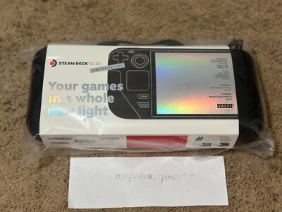 Valve Steam Deck OLED 1TB Handheld Console | Black/Red | Wi-Fi