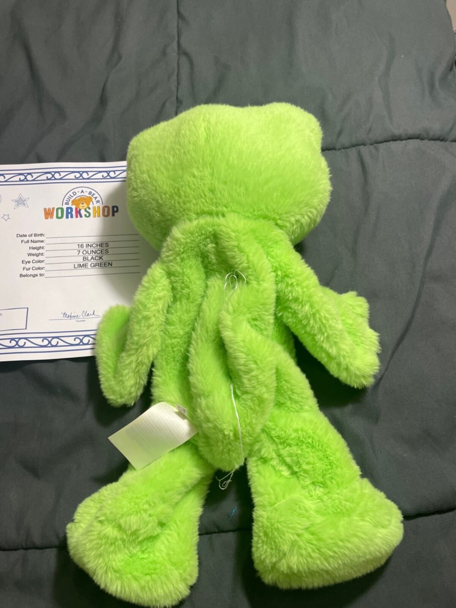 Build-A-Bear Workshop 16 inch Spring Green Frog Plush 889794055683