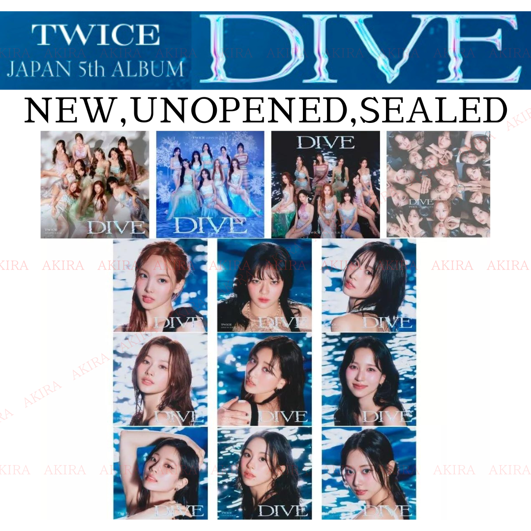TWICE JAPAN 5th ALBUM DIVE STANDARD LIMITED A B ONCE JAPAN SOLO