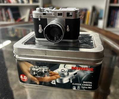 RARE MINI MINOX Digital Classic Camera Leica M3 (4.0) With Metal
