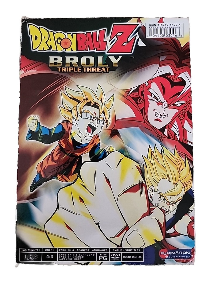 DragonBall Z - Broly Triple Threat 3-Pack (DVD, 2006, 3-Disc Set