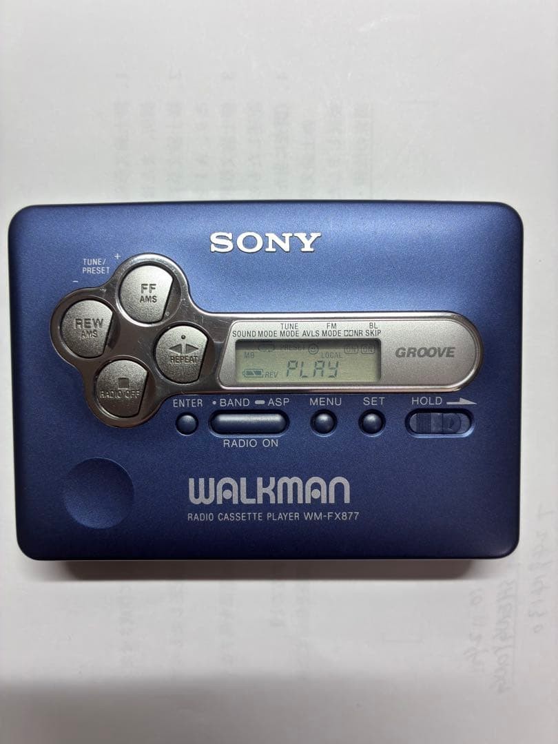 SONY Walkman Radio Cassette Player WM-FX877 Operation confirmed