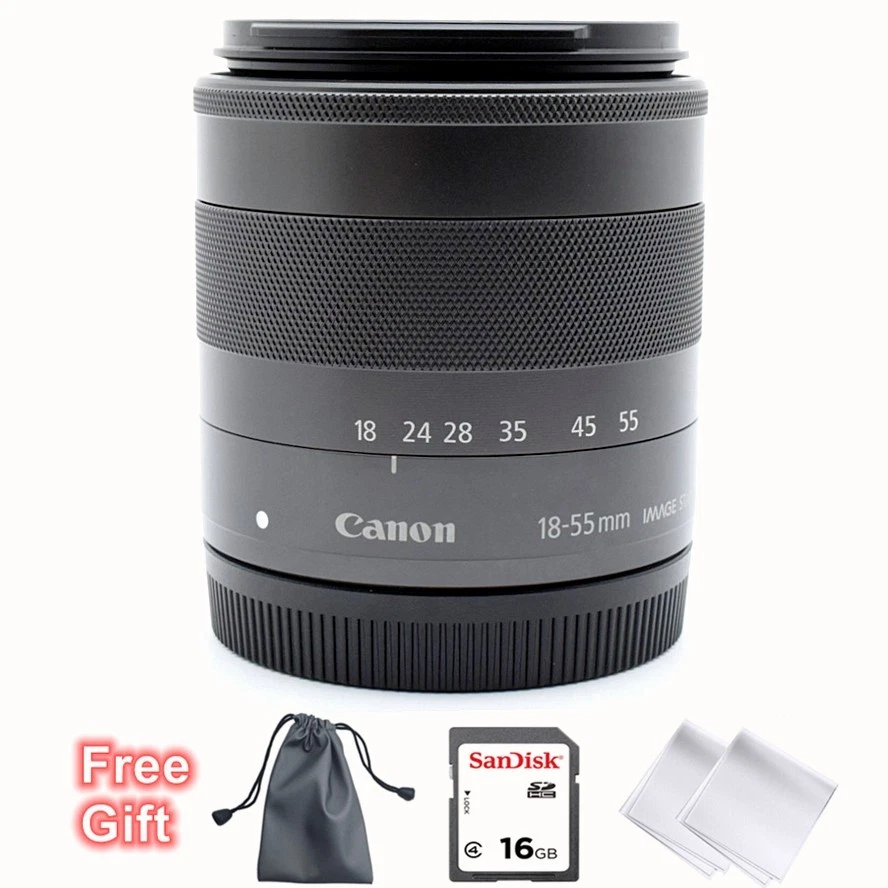 Preços baixos em Canon EF-M lentes de câmera de 18-55mm | eBay