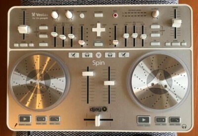 Vestax SPIN DJ Controller USB MIDI Audio Interface Algoriddim djay