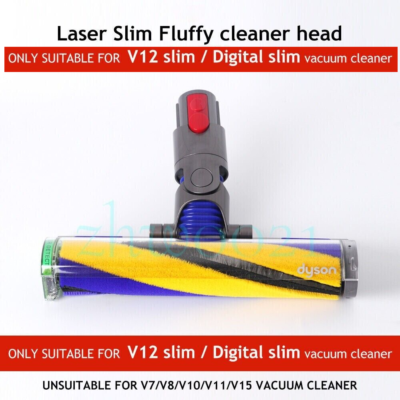 Dyson V12 Detect Laser Slim Fluffy Cleaner Head 486047 compatible