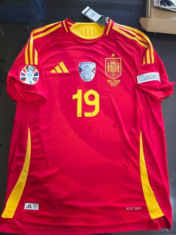 ADIDAS SPAIN EURO2024 FINAL IP9333 XL LAMINE YAMAL AUTHENTIC