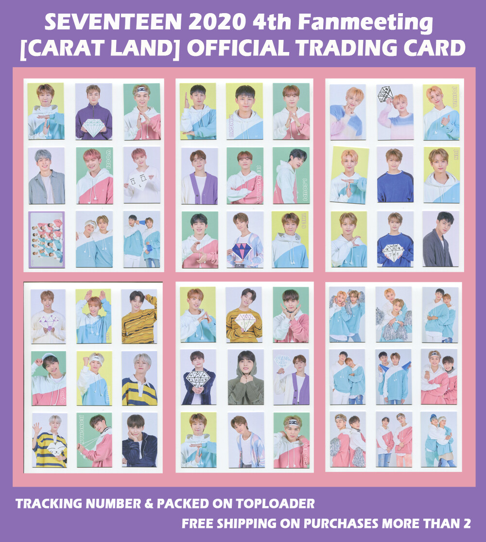 SEVENTEEN 2020 4th FAN MEETING [CARAT LAND] OFFICIAL TRADING CARD