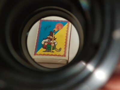 Lens USSR LOMO F-92 (Helios-92) 92mm F/2 for projector Lati-60