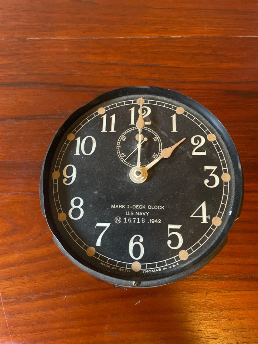 Seth Thomas Deck Clock Antique Maritime Clocks for sale | eBay