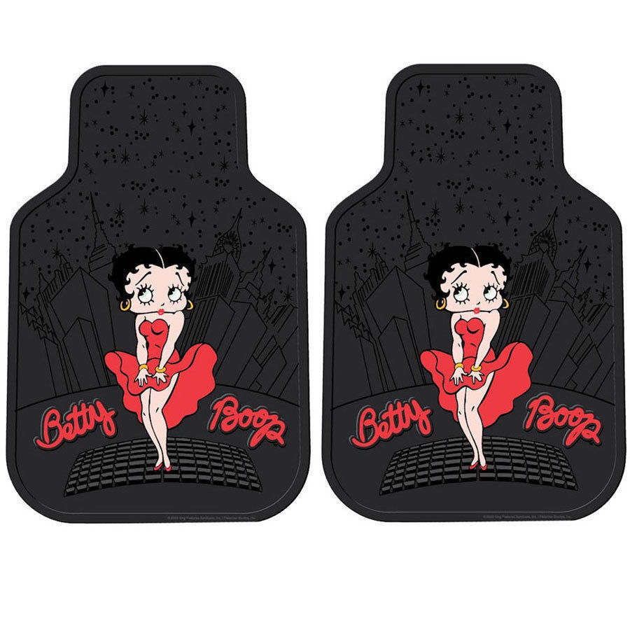 NOS PlastiColor Betty Boop Red Skyline 2 Universal Car Black