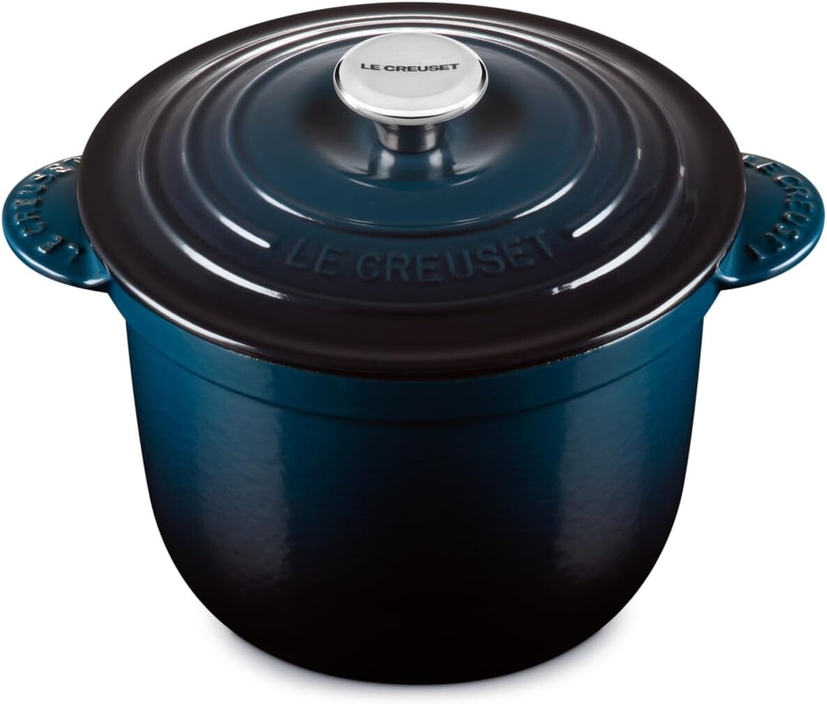 Le Creuset Rice Pot Nuit Blue 20cm 2.8L 3QT Cocotte Every Chrome