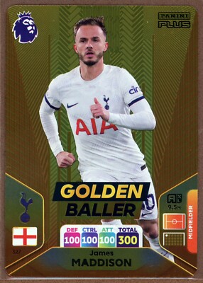 2024 Panini Adrenalyn XL Plus Golden Baller James Maddison #327 | eBay