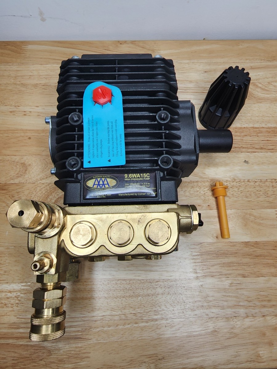 AAA 9.6WA15C PUMP (Comet ZWD4040K) 4200 PSI 4.0GPM 3400 RPM BELT