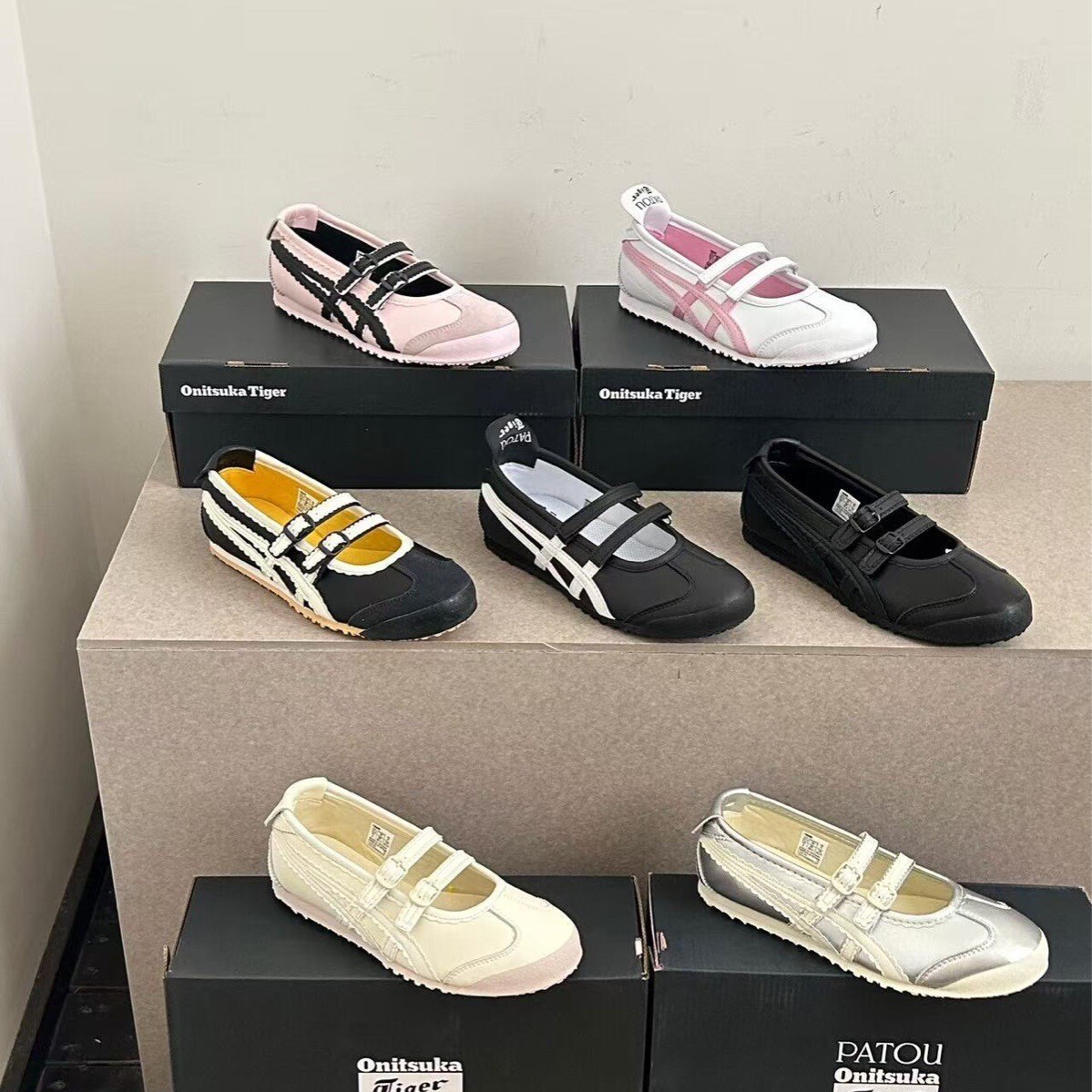 2025 Flats Patou x Onitsuka Tiger Mexico 66 Ballerina Shoe Multi