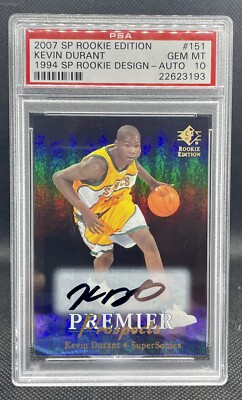 その他 PSA10 Kevin Durant Rookie 2008 SP Authen その他 PSA10 Kevin