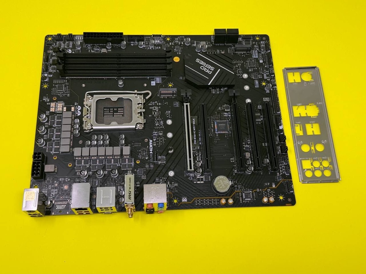 TESTED MSi Pro B760-VC WIFI 7 Bulk LGA1700 ATX DDR5 Desktop