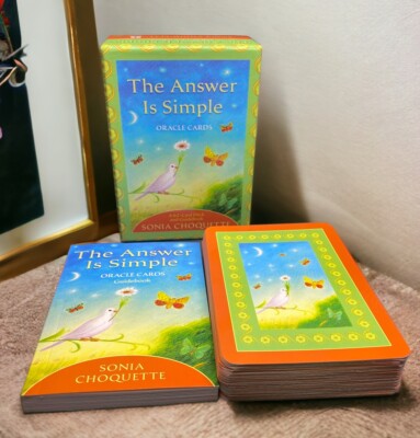 The Answer Is Simple Oracle Cards by Sonia Choquette 62 Card Deck