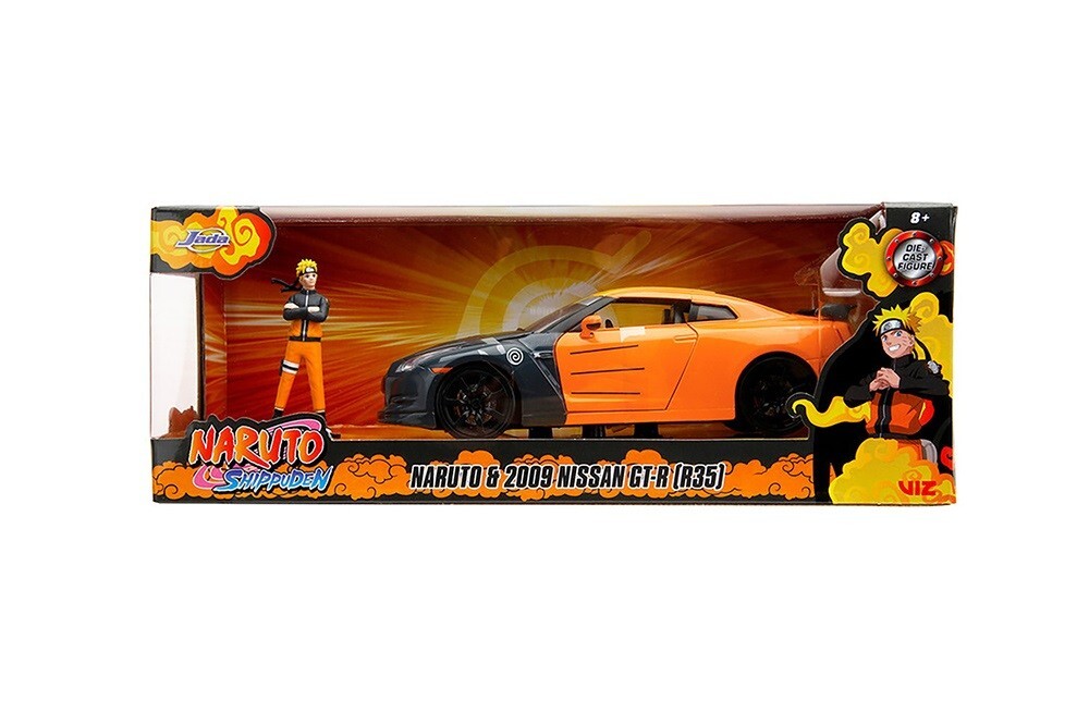 2009 Nissan GT-R (R35) with Naruto Diecast Figure Jada Diecast Car