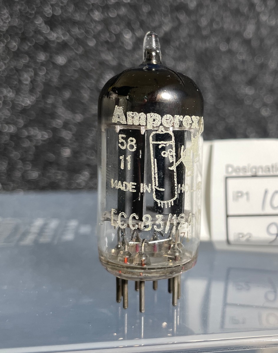 Bugle Boy / Amperex ECC83/12AX7 DELTA 8 #307 Dual Triode Tube