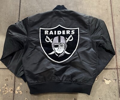 Vintage Los Angeles Oakland Vegas Raiders Starter Pro Line Satin
