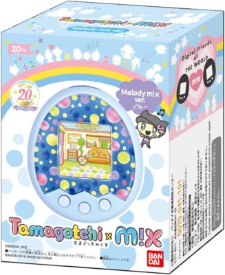 Bandai Tamagotchi Mix Melody M X Ver. Blue Language Japanese From