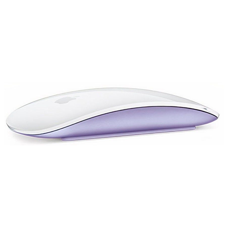 New Apple Magic Mouse V2 A1657 w/Purple Base (White/Silver) - Bulk