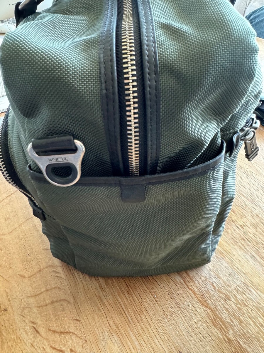 TUMI ALPHA BRAVO 22340SPH Briefcase Business Laptop Bag Green Men