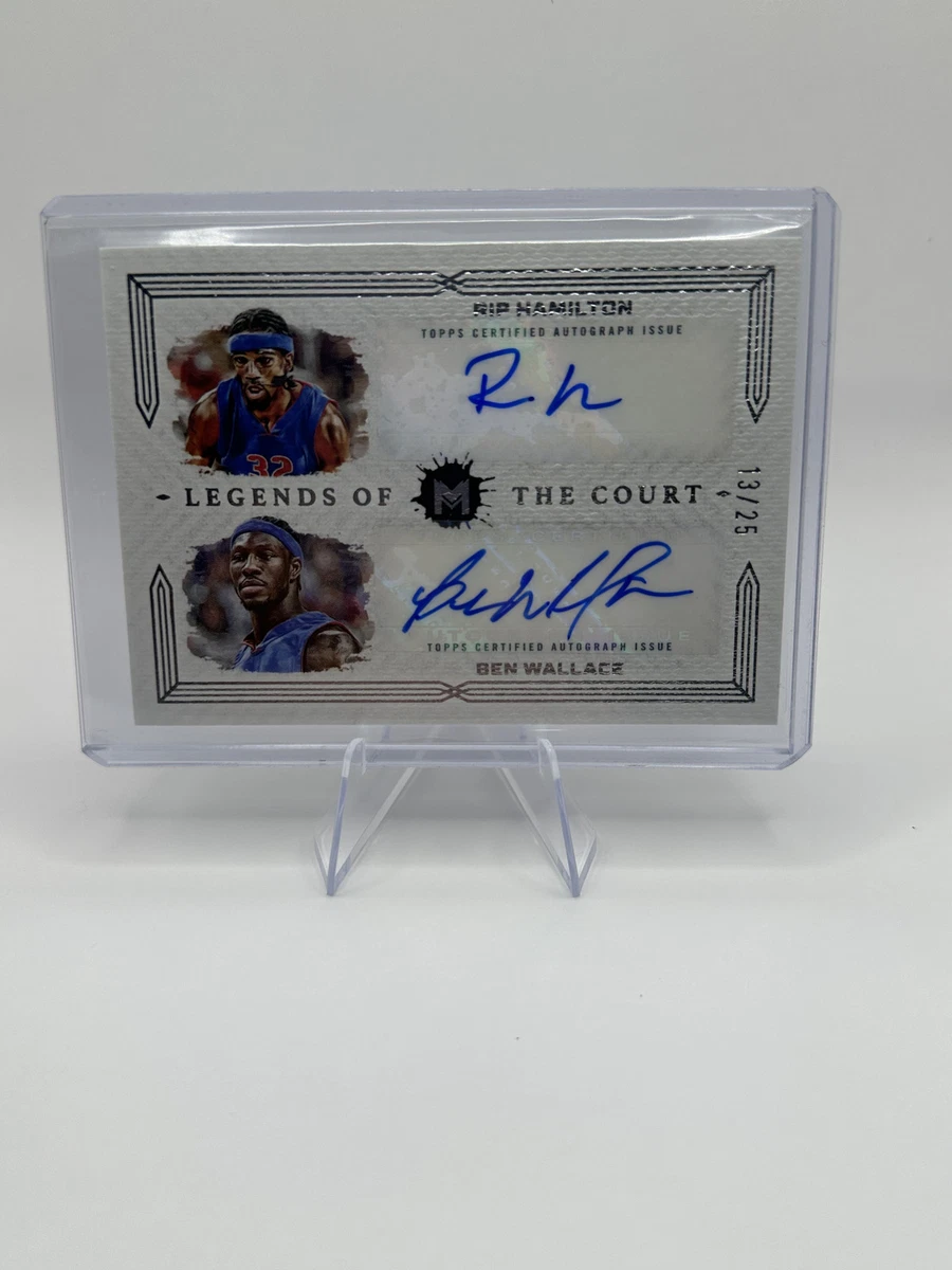 その他 UD Ben Wallace auto card Ben Wallace Basketball Autographed