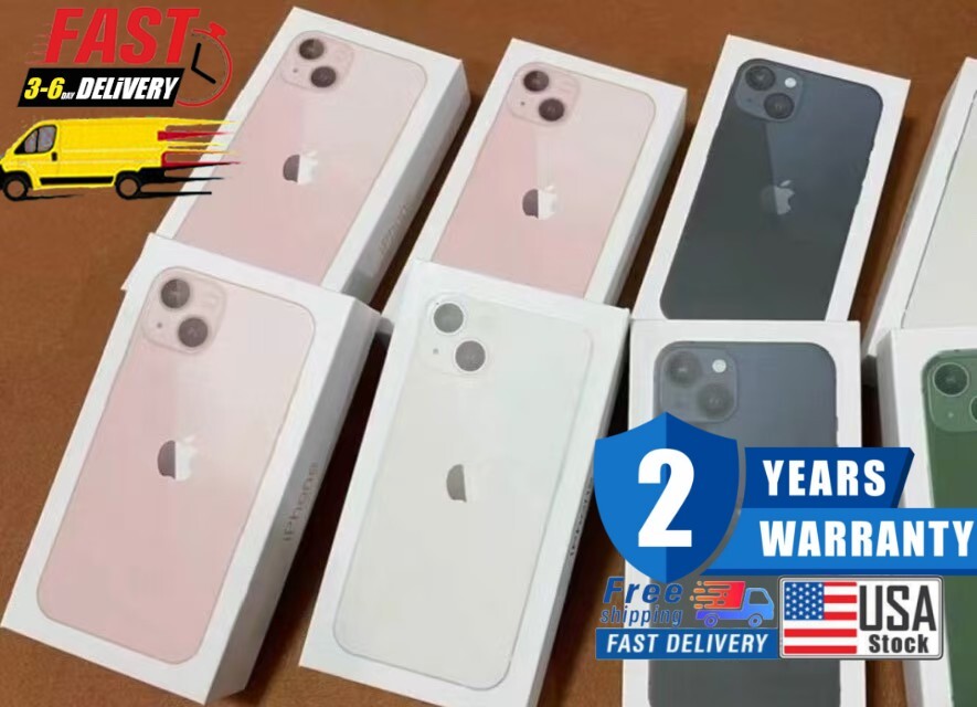 Factory New Sealed Apple iPhone 13 A2482 256GB /128G Unlocked GSM
