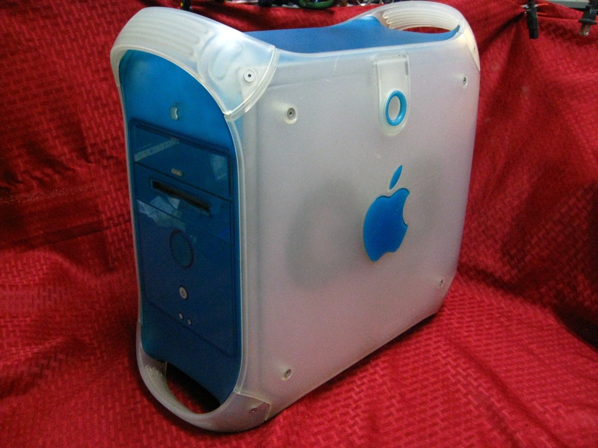 Vintage Blue Apple Power Macintosh G3 M5183 350MHz NO RAM NO HDD