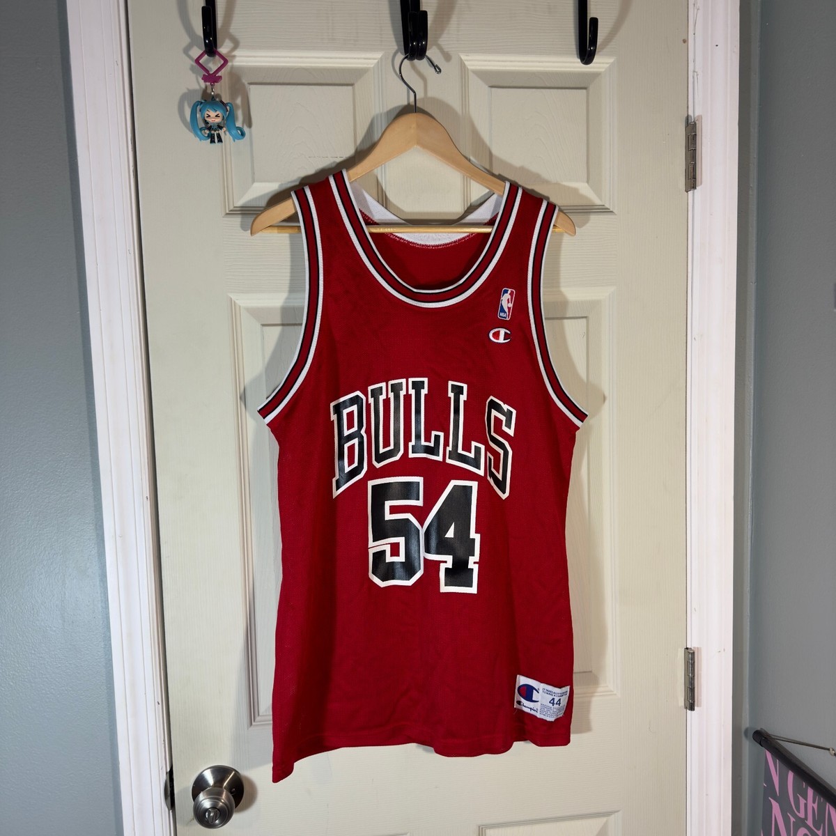 VTG Champion Chicago Bulls Horace Grant #54 Jersey Sz 44 NBA 90s