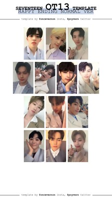 SEVENTEEN OT13 HAPPY ENDING NORMAL VER OFFICIAL PHOTOCARD | eBay