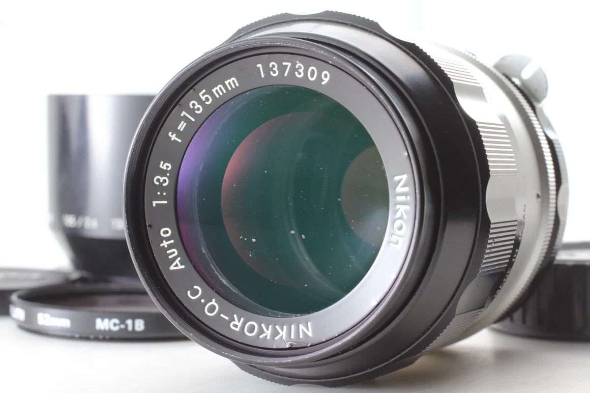 Nikon NIKKOR f/3.5 Camera Lenses 135mm Focal | eBay
