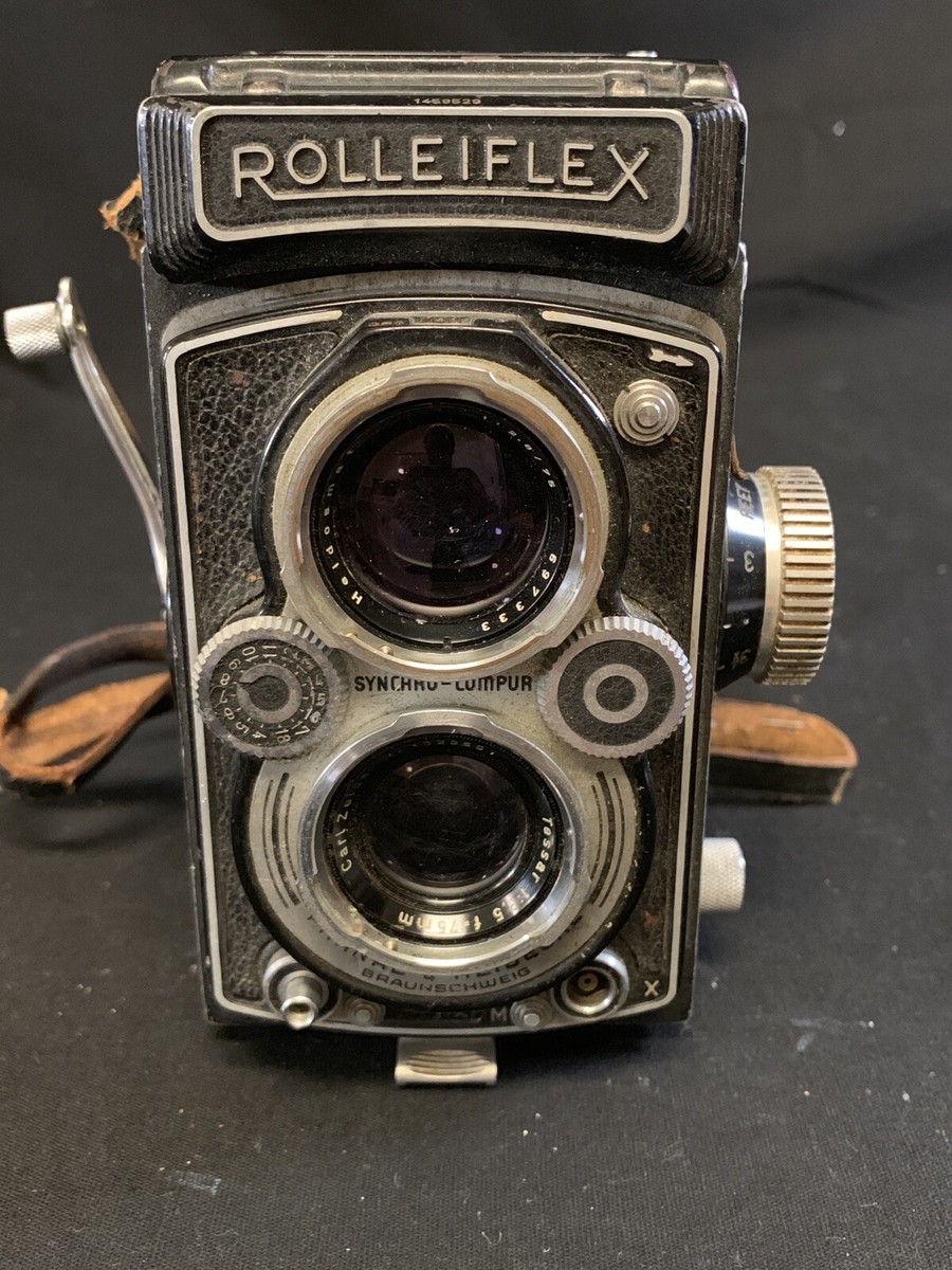 VTG Rollei Rolleiflex Franke & Heidecke TLR 3.5 Camera Zeiss