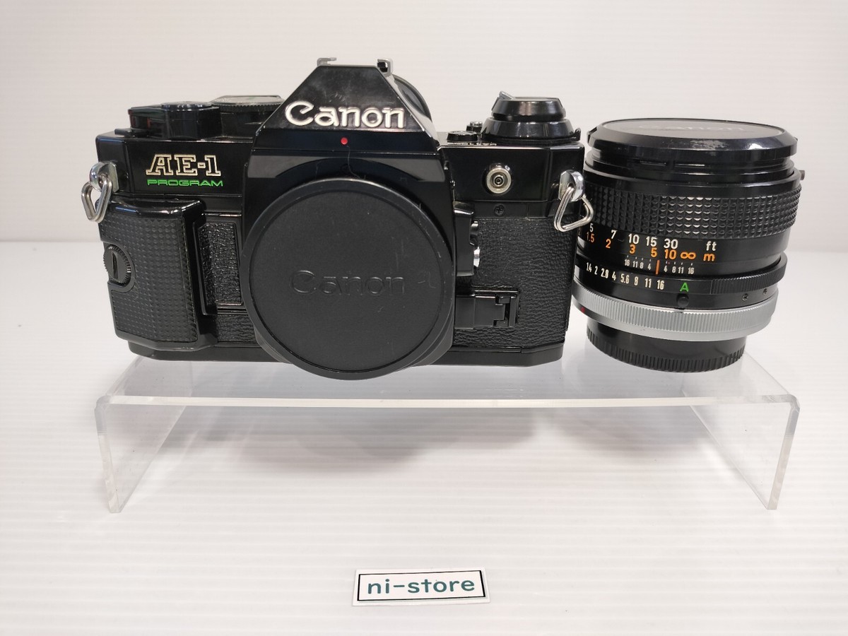 Canon AE-1 Program 35mm Film Camera SLR & FD 50mm f/1.4 Lens