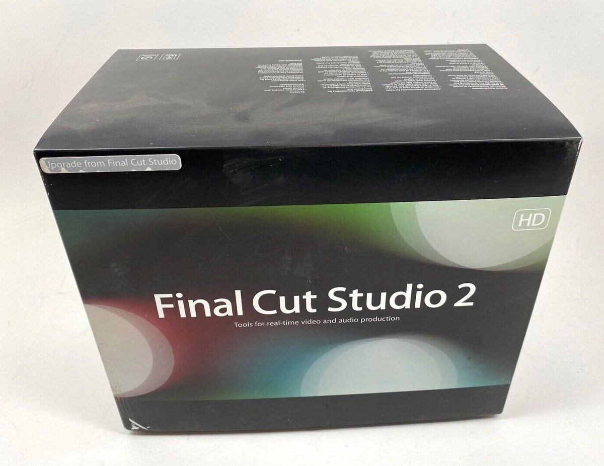 Final Cut Studio 2 HD Used - For Real-time Video & Audio
