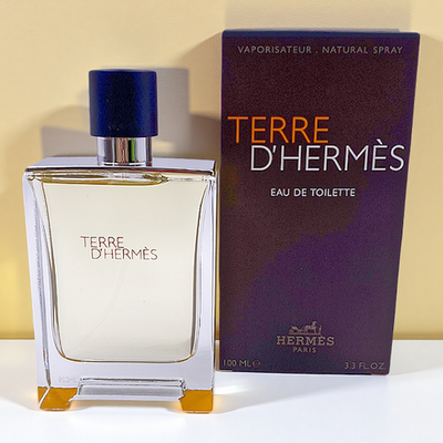 HERMÈS Terre D'hermes 3.3oz Men's Eau de Toilette Spray for sale