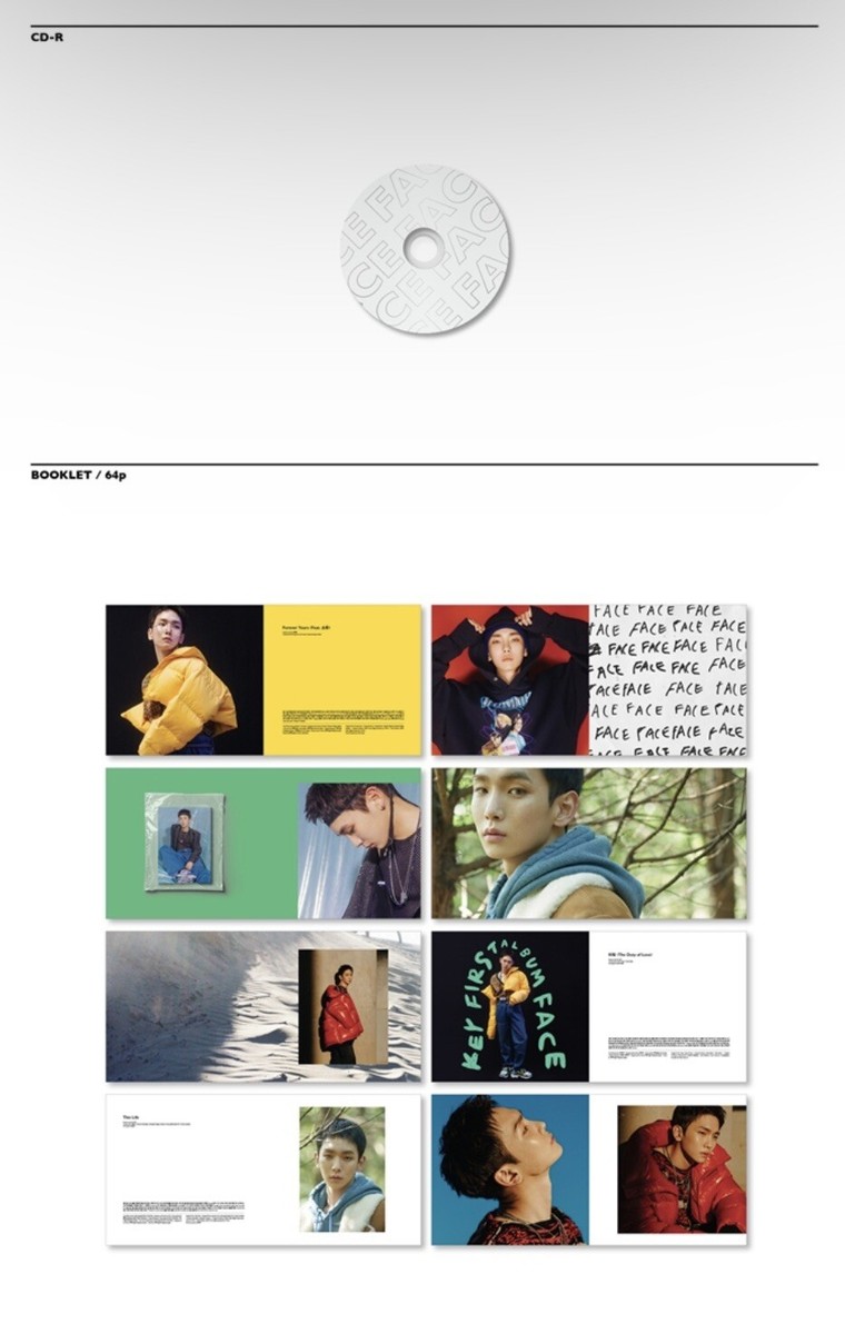 Vol 1: Face (Random Cover) by Key (Shinee) (CD, 2018) for sale