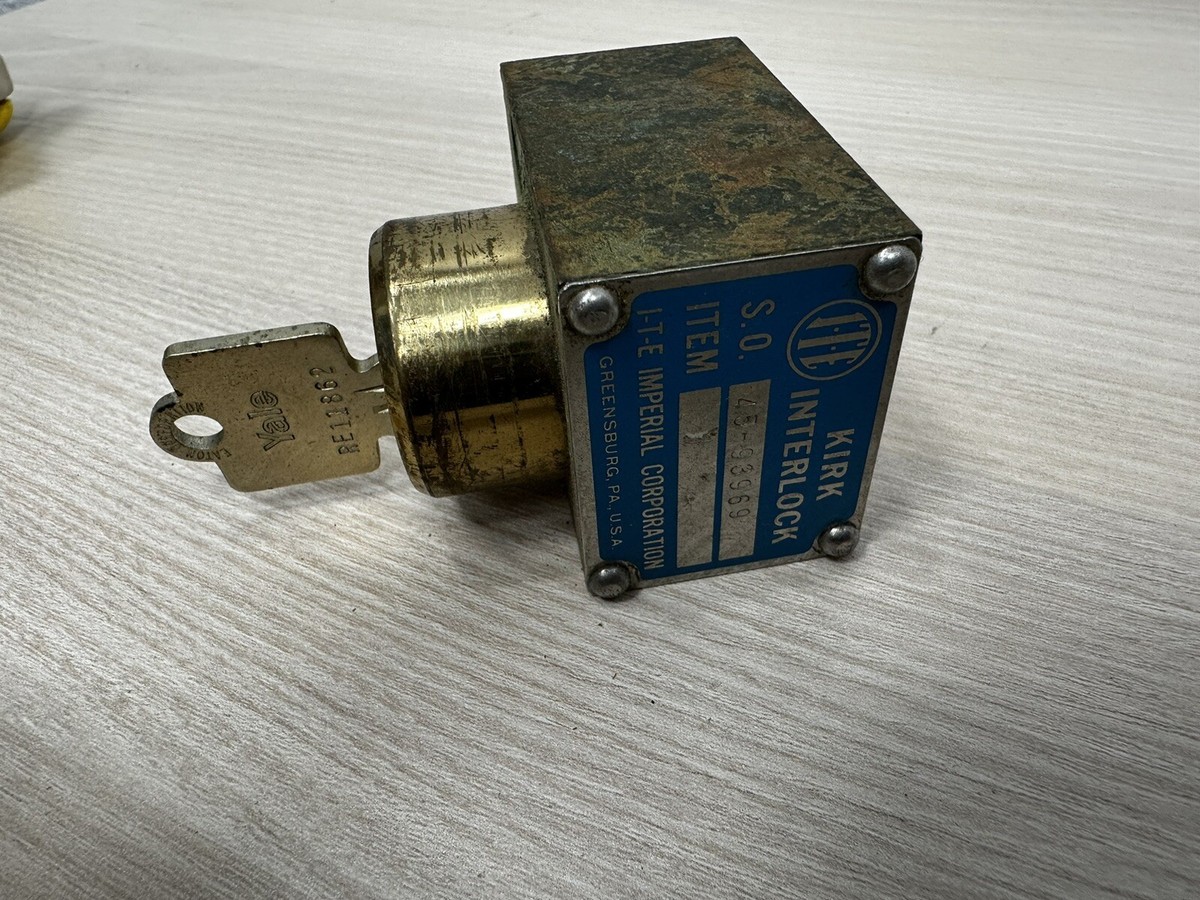 KIRK KEY Yale Single Key Interlock SO45-93969 comes with one key