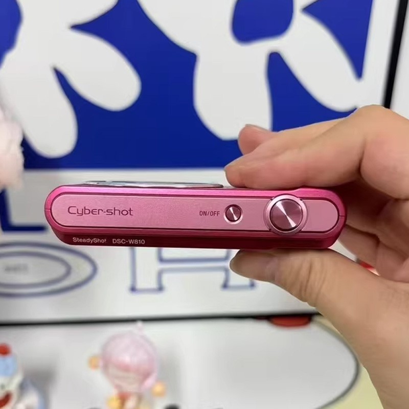 Sony Cyber-shot DSC-W810 pink 20.1MP Digital Camera 6x Optical