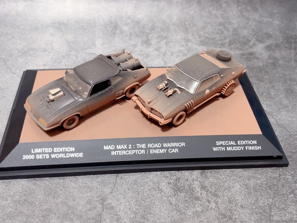 AUTOart 1/43 Mad Max 2 The Road Warrior Interceptor & Enemy Car