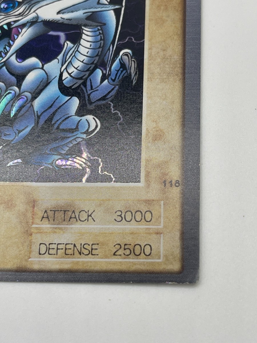 Yugioh bandai No.118 Blue Eyes White Dragon 1999 old school