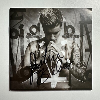 Justin Bieber Purpose Signed CD | eBay