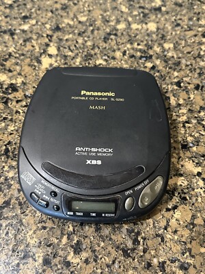 Panasonic SL-S290 Anti-Shock XBS MASH Personal Portable CD Player