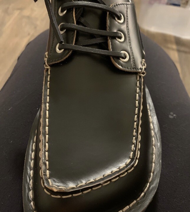 CamperLab Eki Made In Portugal Men's 12 ,Black Thick Soles Leather