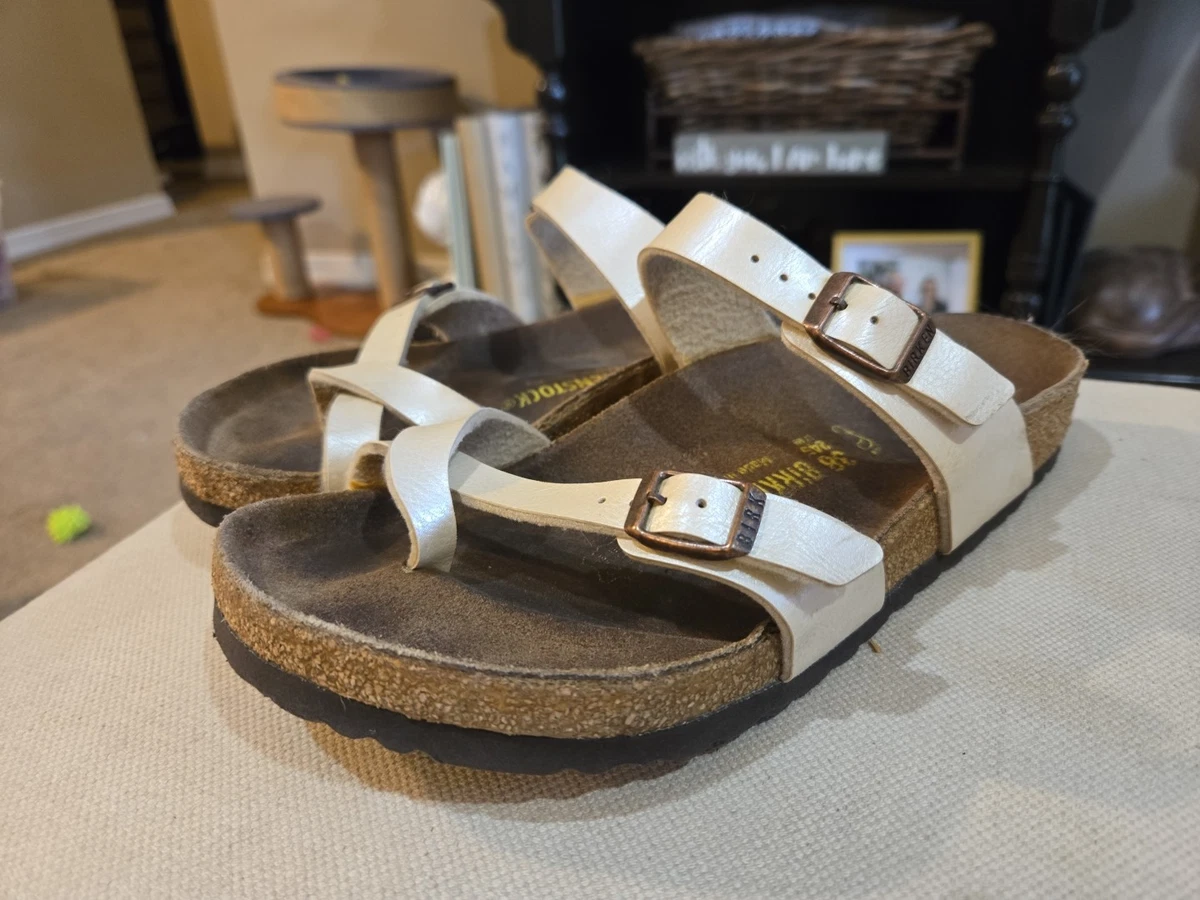 Birkenstock 38 White for sale | eBay