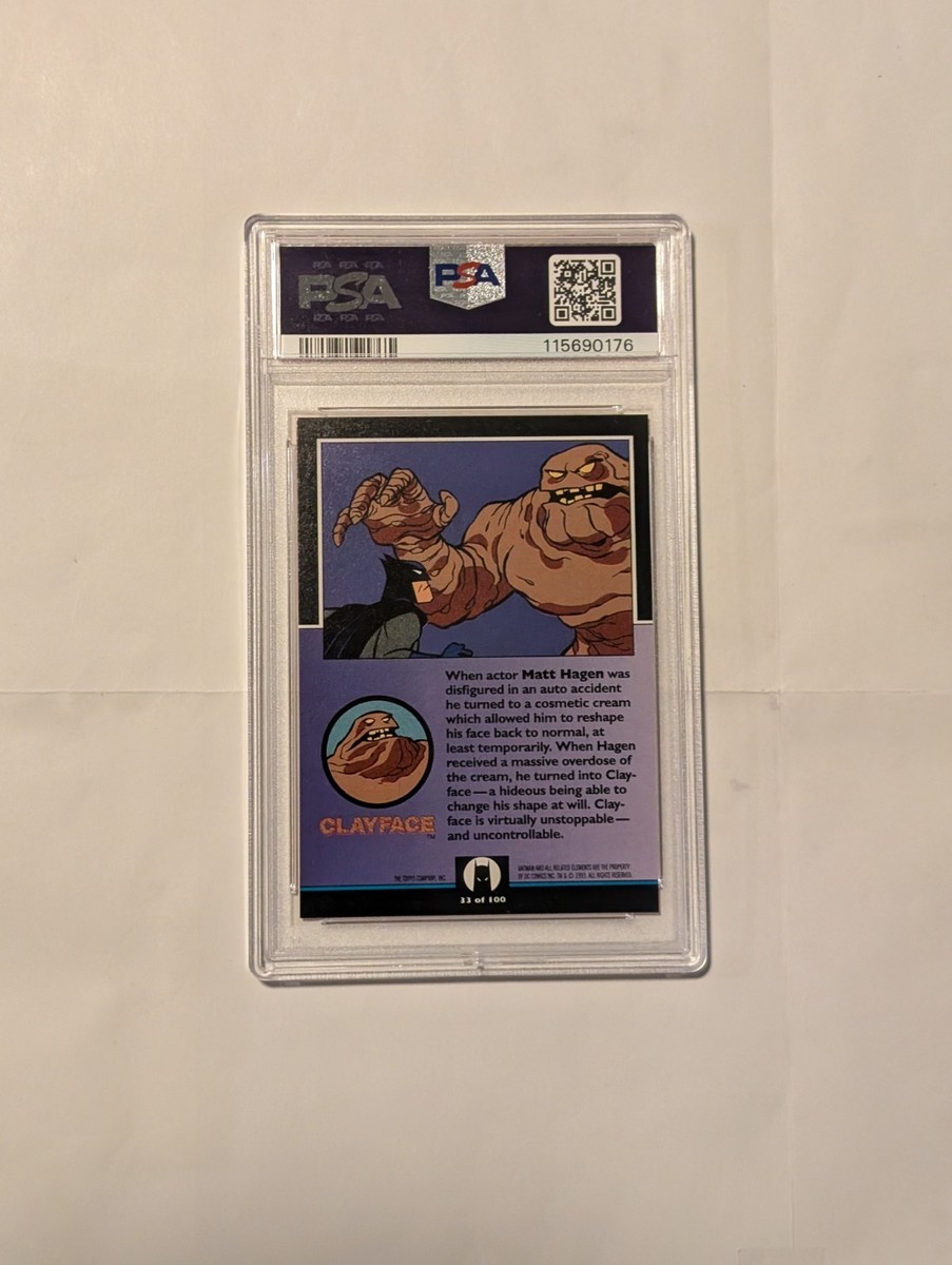 1993 Topps Batman: The Animated Series - #33 Clayface - PSA 9 | eBay