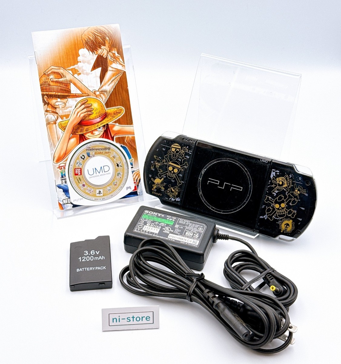 Sony PSP-3000 Console Black One Piece ROMANCE DAWN Limited Edition